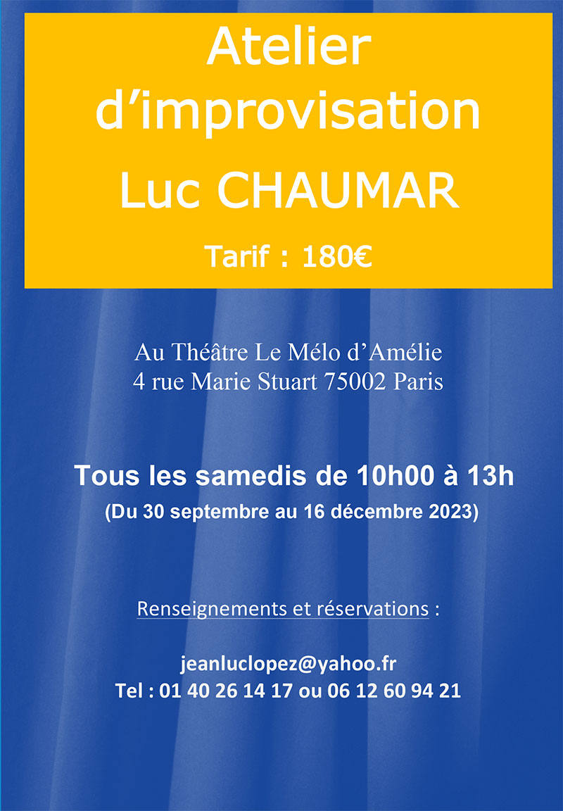 Stage d'Improvisation Luc CHAUMAR